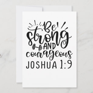 Save The Date Soyez Fort Et Courageux Joshua 1 9