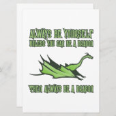 Save The Date Soyez Toujours Un Dragon (Devant / Derrière)