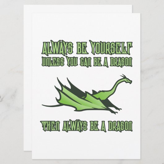 Save The Date Soyez Toujours Un Dragon (Devant / Derrière)