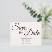 Save the date! Sparen het Briefkaart van de Uitnod (Staand voorkant)