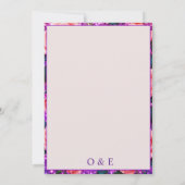Save The Date Sparkling Pink Glitter Rose (Dos)