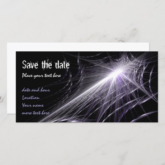 Save The Date Spider Web (Devant / Derrière)