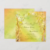 Save The Date Spring Delight Bohemian Wedding Enregistrer la dat (Devant / Derrière)
