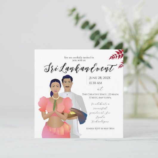 Save The Date Sri Lanka (Debout devant)