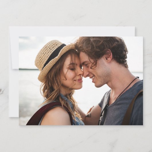 Save The Date Starfish Beach Destination Mariage Photo (Dos)