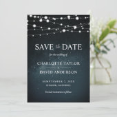 Save The Date Starry Night String Lumières Mariage Enregistrer L (Debout devant)