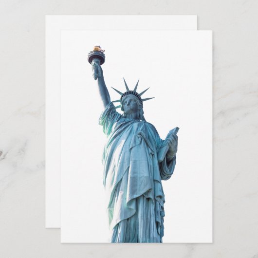 Save The Date Statue de la liberté (Devant / Derrière)