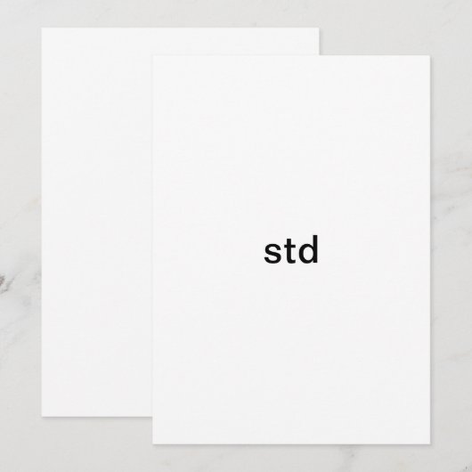Save The Date std (Devant / Derrière)