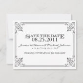 Save The Date Steam Punk Enregistrer la date (Devant)