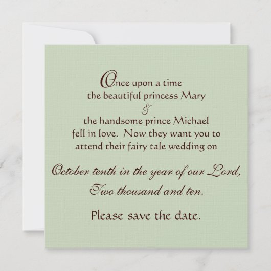 Save The Date Steampunk & Yellow Roses (Devant)