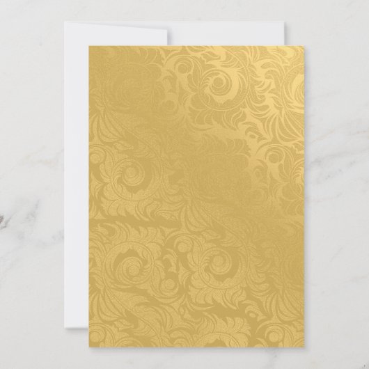 Save The Date Striking Mariage de automne Photo Enregistrer la d (Dos)