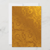 Save The Date Striking Mariage de automne Photo Enregistrer la d (Dos)