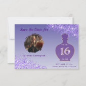 Save The Date Studio de parfum Purple Glitter Paris Sweet 16 (Devant)