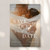 Save The Date Style d'affiche de film mariage