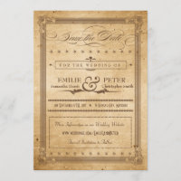 Style d'affiche de Sepia vintage Enregistrer la da