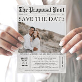 Save The Date Style de journal amusant Enregistrer la date Photo