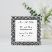 Save The Date Style Deco Carré (Debout devant)