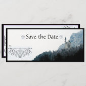 Save The Date Style gothique (Devant / Derrière)