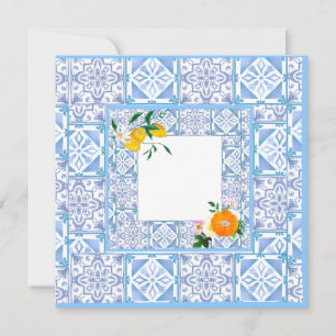 Save The Date style méditerranéen, citron, style Amalfi,