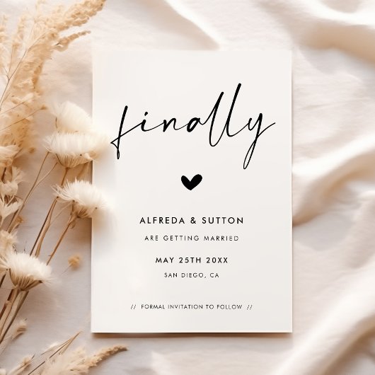 Save The Date Style moderne