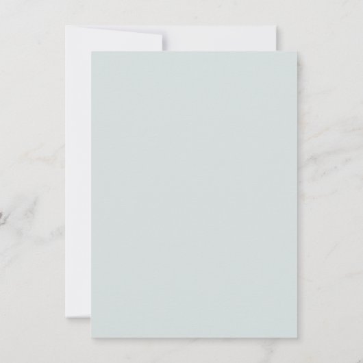 Save The Date Style moderne avec bleu Enregistrer la date Annonc (Dos)