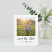 Save The Date Style photo instantané Enregistrer la date (Debout devant)