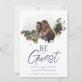 Save The Date Stylish Brushstroke Grunge Splatter Dirty Stain (Devant)