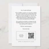 Save The Date Stylish Modern Minimalist 6-Photo Collage Wedding  (Dos)