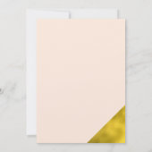 Save The Date Stylish Peach Script Wedding Enregistrer la date (Dos)