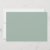 Save The Date Succulent floral pourpre d'eucalyptus (Dos)