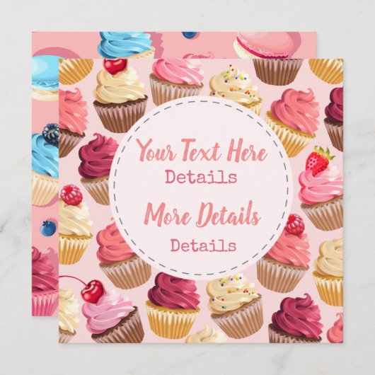 Save The Date Sucre Traitements Enregistrer La Date (Devant / Derrière)