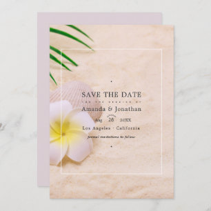 Save The Date Summer Beach Wedding Enregistrer La Date
