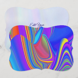 Save The Date Summerfeel, Rainbowart 3D Abstrait