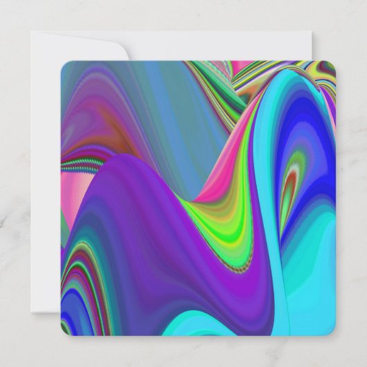 Save The Date Summerfeel, Rainbowart 3D Abstrait (Devant)