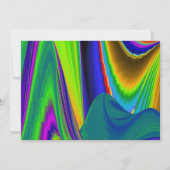 Save The Date Summerrainbow, Rainbowart 3D Abstrait (Devant)