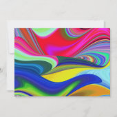 Save The Date Summerrainbow, Rainbowart 3D Abstrait (Devant)