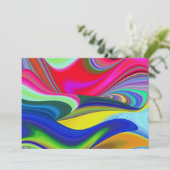 Save The Date Summerrainbow, Rainbowart 3D Abstrait (Debout devant)