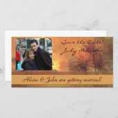 Save The Date Sunrise Over Diamond Head Enregistrer la date Phot (Devant / Derrière)