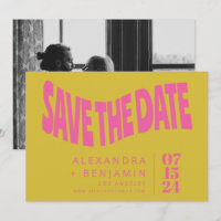 Super Retro Mod Unique rose Jaune Photo
