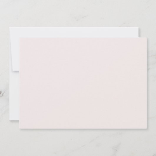 Save The Date Superbe Mariage floral Blush (Dos)