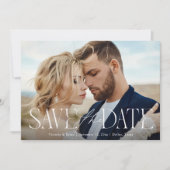 Save The Date Superposition de calligraphie de type moderne sur  (Devant)