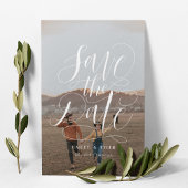 Save The Date Superposition d'une écriture manuscrite élégante s