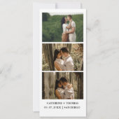 Save The Date Superposition pour photobooth de mariage minimalis (Devant)