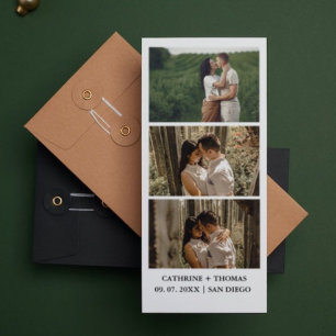 Save The Date Superposition pour photobooth de mariage minimalis