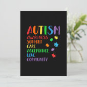 Save The Date Support Acceptance Ally Autism (Debout devant)
