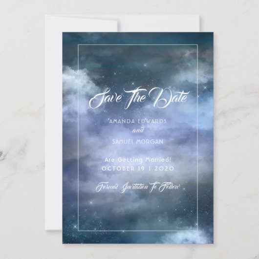 Save The Date Sur Cloud Neuf Mariage (Devant)
