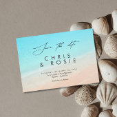 Save The Date Sur la plage, mariage nautique lac Enregistrer la