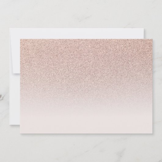 Save The Date Sweet 16 Enregistrer La Date Rose Parties scintill (Dos)