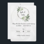 Save the Date – Sweet Memory Invitation<br><div class="desc">A romantic and elegant Save-the-Date card with a gentle message to mark your special day.</div>