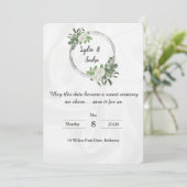Save the Date – Sweet Memory Invitation Kaart (Staand voorkant)